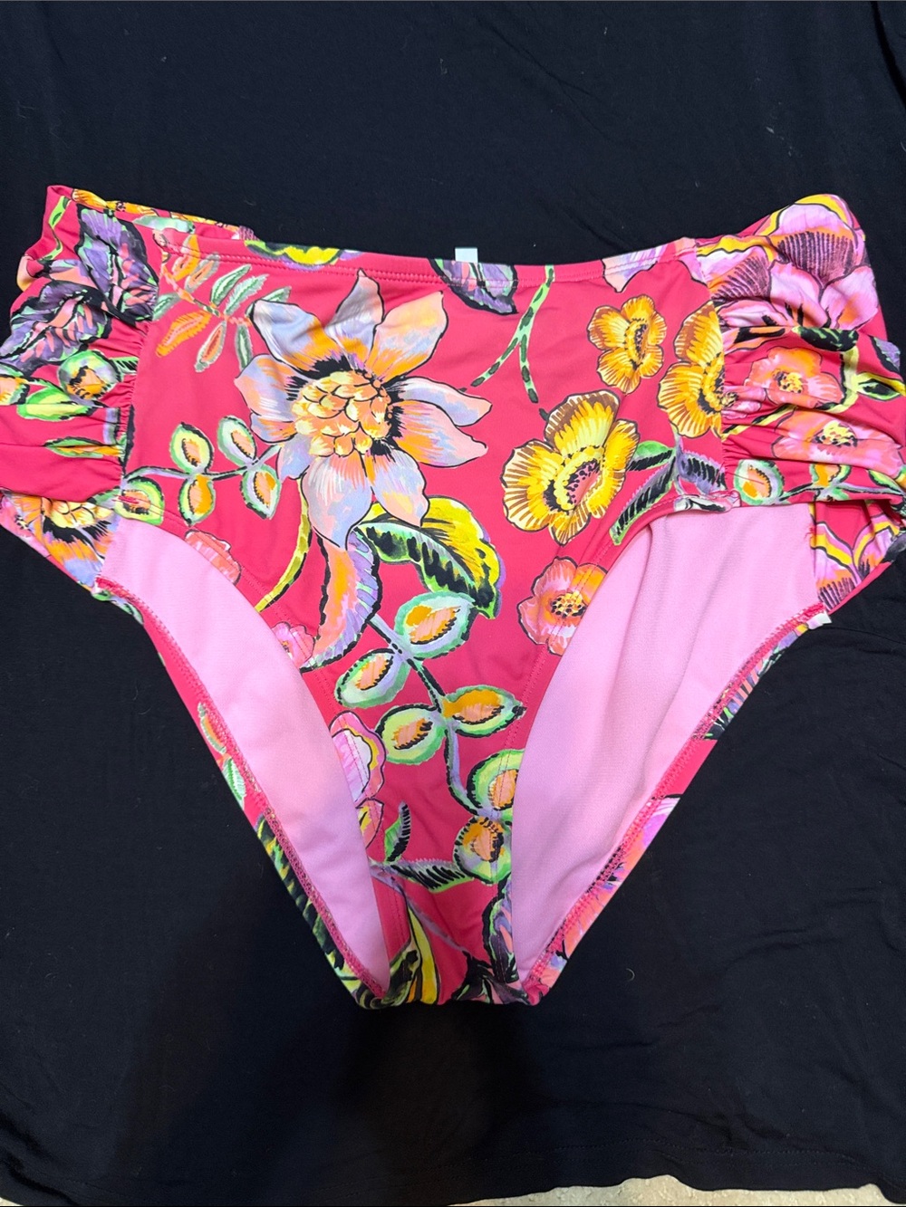 Gibson Latimer Pink Floral Bikini Bottoms
